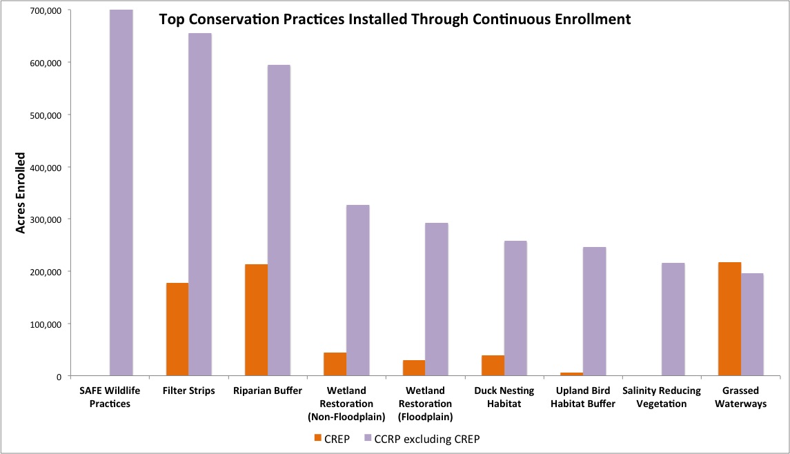 Top Practices By Continuous Enrollment