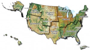 USDA Climate Hub Regions