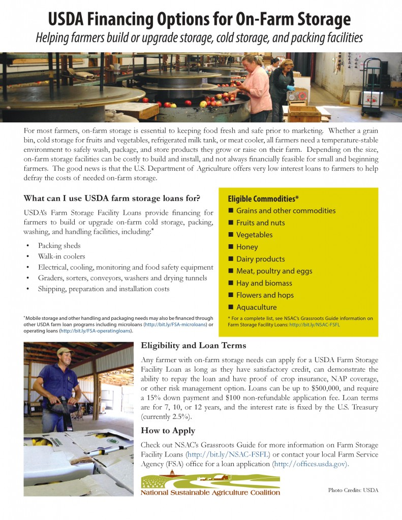 New Farm Storage Financing Options For Meat, Dairy, and Eggs National