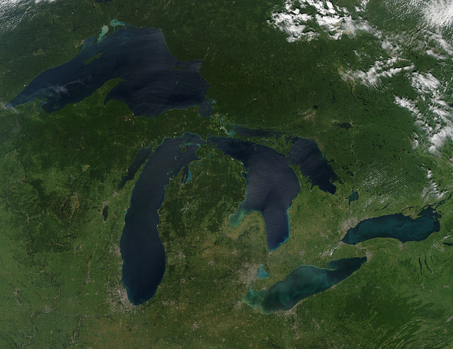 The Great Lakes. Photo credit: NASA.