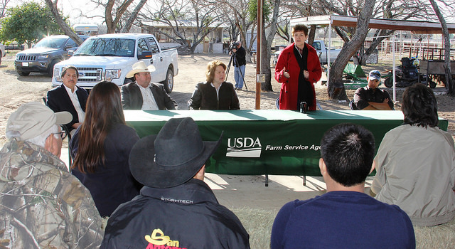 Farm Service Agency meeting in south Texas. Photo credit: USDA