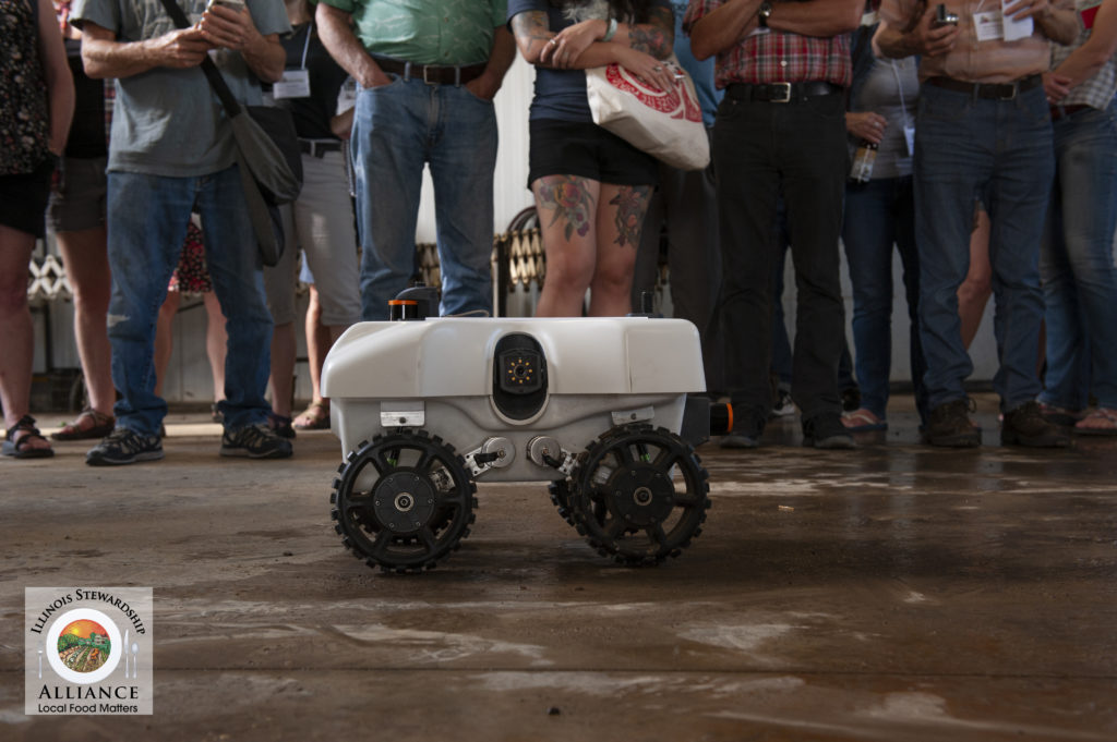TERRA-MEPP robot from the University of Illinois. Photo credit: Piero Taico.