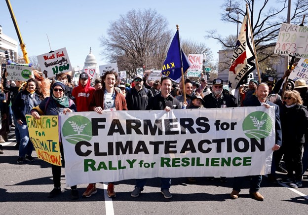 FARMERS AND ADVOCATES MARCH FOR CLIMATE ACTION IN THE 2023 FARM BILL